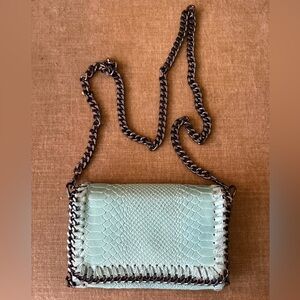 Borse in Pelle Beautiful Green Snakeskin Bag